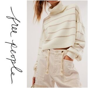 NWT Free People Paulie Striped Sweater